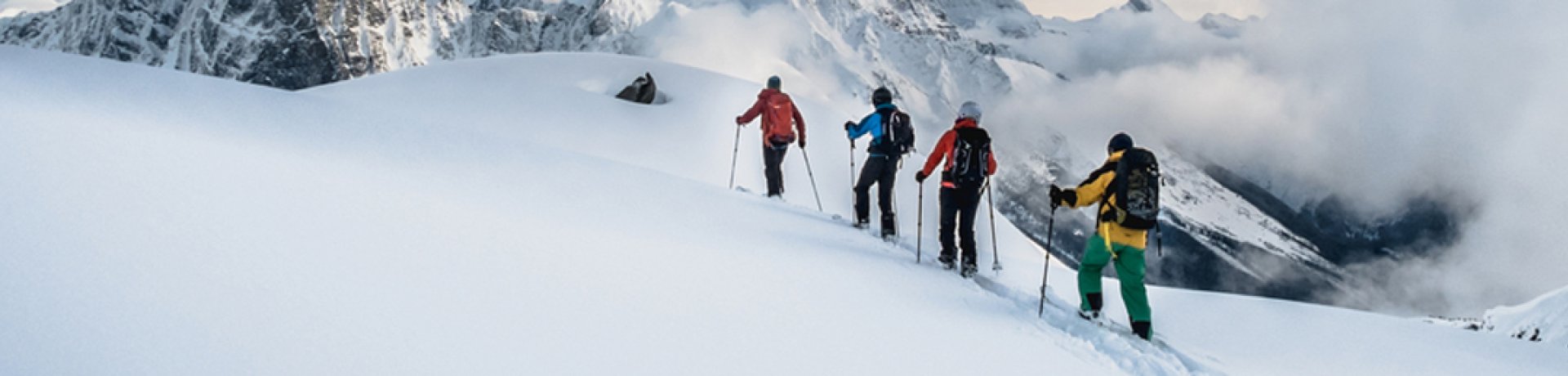 Touring ski ascent