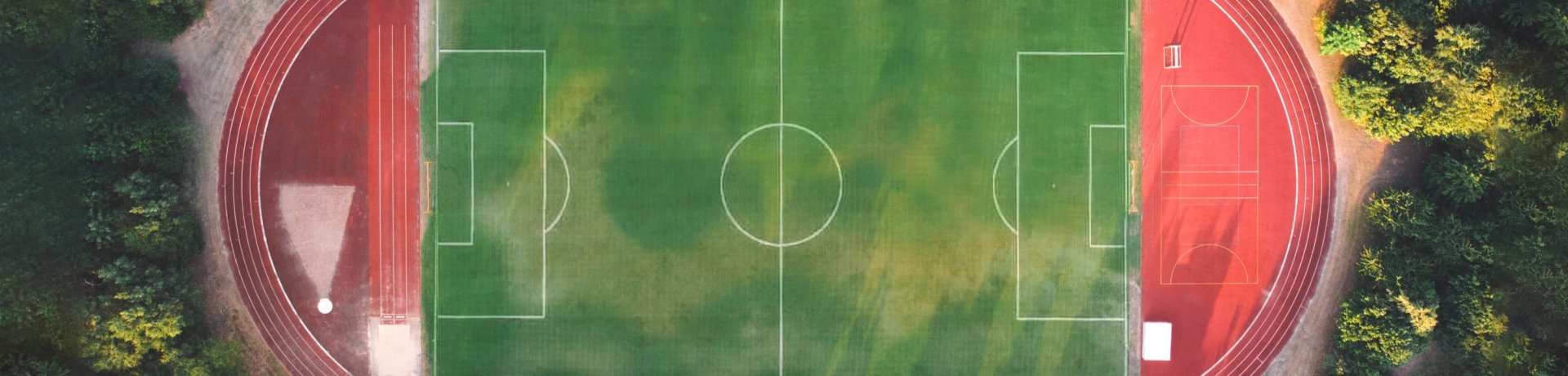 Fußballstadium von oben Fußballstadium von oben