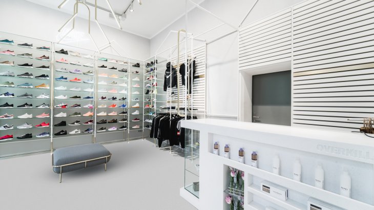 Overkill reagierte auf den Sneakers-Trend mit der Eröffnung eines Women Store in Berlin. Overkill reagierte auf den Sneakers-Trend mit der Eröffnung eines Women Store in Berlin.