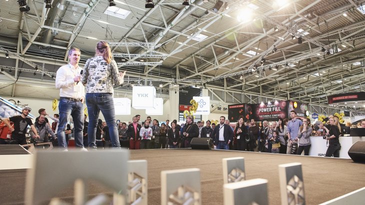 Anschließend wurden die Gewinner und Finalisten von ISPO Brandnew 2018 gewürdigt. Anschließend wurden die Gewinner und Finalisten von ISPO Brandnew 2018 gewürdigt.