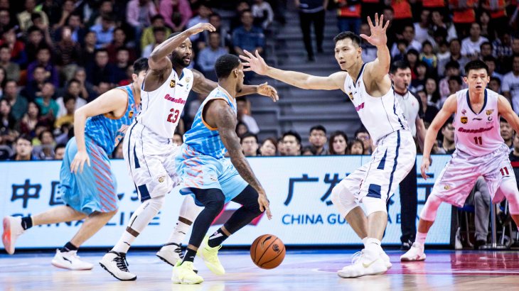 Populär: die Basketball-Profiliga in China, die CBA. Populär: die Basketball-Profiliga in China, die CBA.