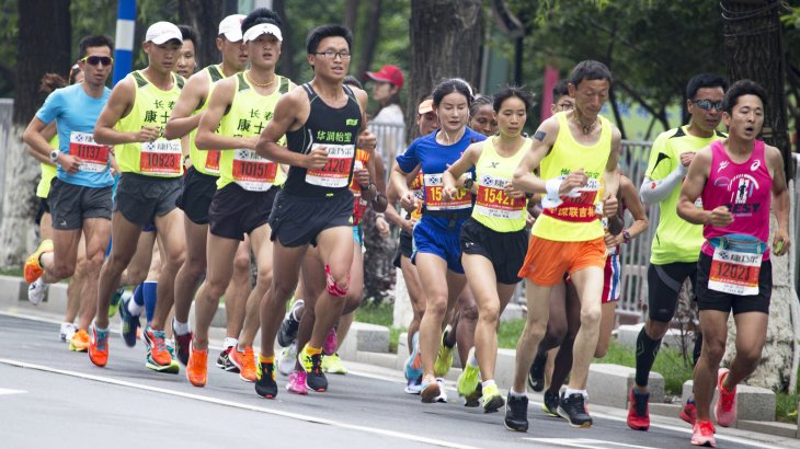 Beliebt: Running in China - hier beim Jilin Marathon. Beliebt: Running in China - hier beim Jilin Marathon.