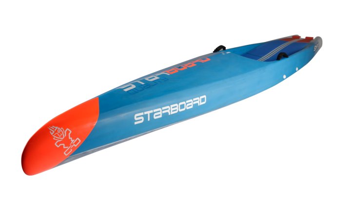 The racer among the SUP boards: This is not for beginners, because the construction - a high and steep rail favours the drive - allows it to gain speed quite quickly and is therefore also preferred by SUP fans who take part in races.