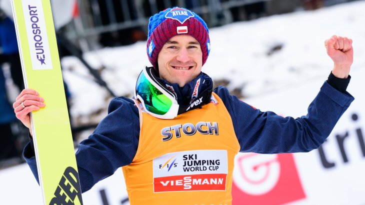 Credit: Imago 4) Kamil Stoch, 234,200 Instagram followers: All four jumps won at the Four Hills Tournament - something like that gets around in social media. Pole Kamil Stoch set Sven Hannawald's record in 2018, winning both individual medals at the 2014 Olympic Games in Sochi and one in Pyeongchang in 2018. And in 2017 and 2018 he was unbeatable at the Four Hills Tournament.