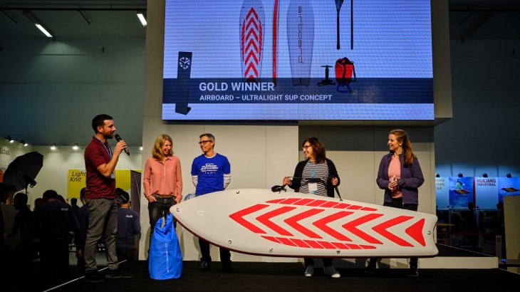 Superleicht und super spaßig: das Ultralight SUP Concept von Airboard, einer der Gold Winner.