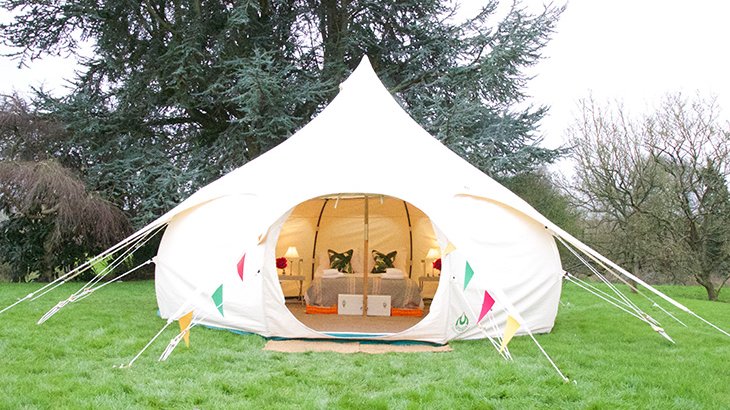 Glamping Zelt für 2 Personen Außenansicht Glamping Zelt für 2 Personen Außenansicht