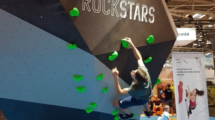 In the Focus Area Climbing Hub of OutDoor by ISPO, visitors can set and try out different routes. 