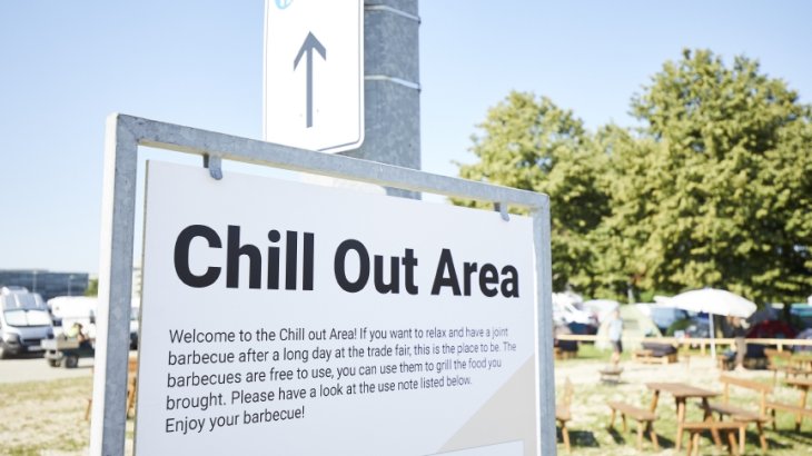 Chill Out Area at Camping Area Chill Out Area at Camping Area