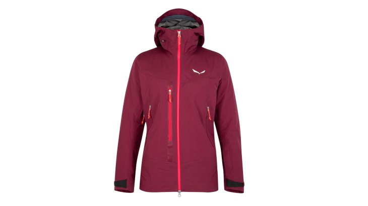 Das hochalpine Highlight der Winterkollektion 20/21 von Salewa: die komplett PFC-freie Stella Responsive Dreilagenjacke.