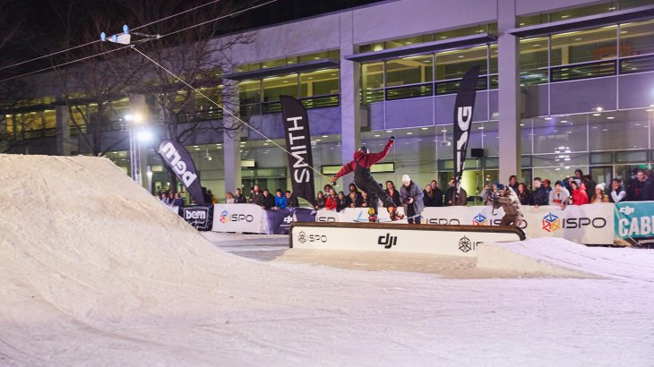 mb-Cabel-Session-6 Die ISPO MUNICH 2017 bekommt ein neues Hallenkonzept: Im Fokus werden die Snowboarder sein.