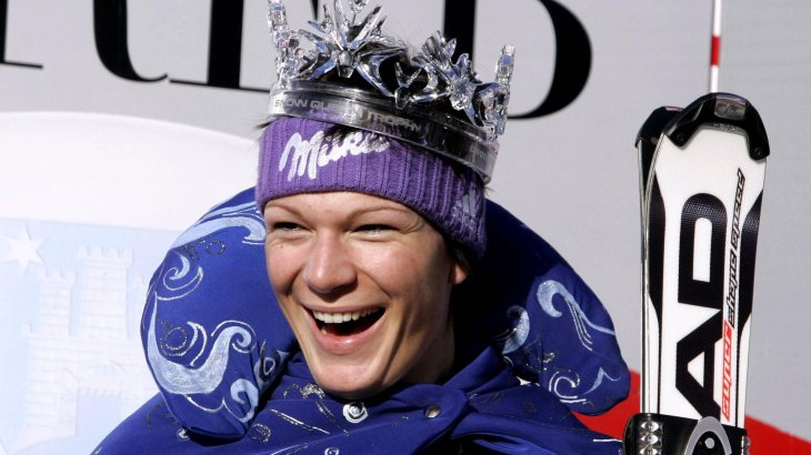 mb-Riesch-8 Endlich wieder da: Schneekönigin Maria. in der Saison 2008/09 gewann sie den Weltcup im Slalom.