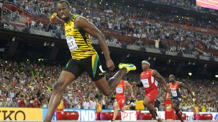 mb-Usain-Bolt-Jamaica-100m Sprint-Weltrekordhalter Usain Bolt ist der Topfavorit in Rio.