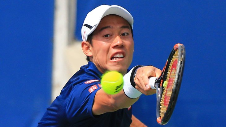 mb-Kei-Nishikori-Japan Bester Tennisspieler Japans: Kei Nishikori holte sich die Bronze-Medaille gegen Nadal.