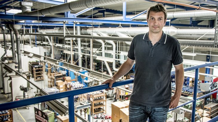 mb-170126-Hanwag_AndreasSettele The Development Manager Andreas Settele has been working for Hanwag since July 2016. He is developing new products with his team in Vierkirchen.