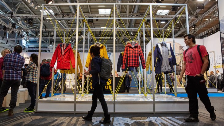mb-170205-ISPO_Munich_2017_jf_0327 Der Stand von Jack Wolfskin auf der ISPO MUNICH 2017