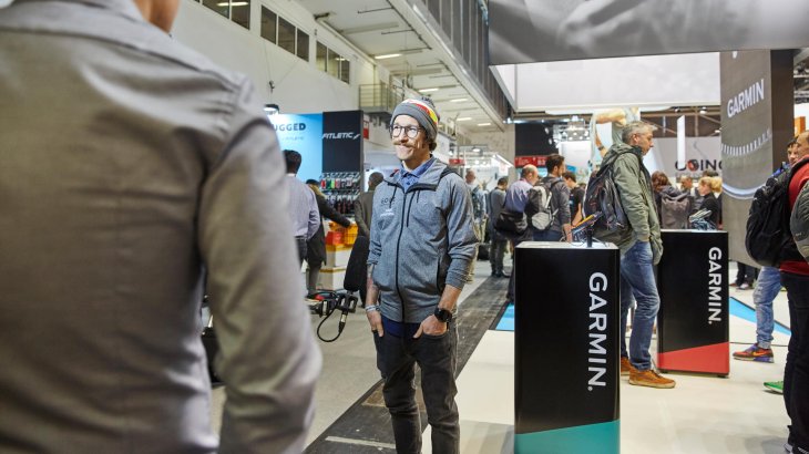 mb-170206-ISPO_Munich_2017_jf_0879 Langstreckenläufer Florian Neuschwander auf der ISPO MUNICH 2017