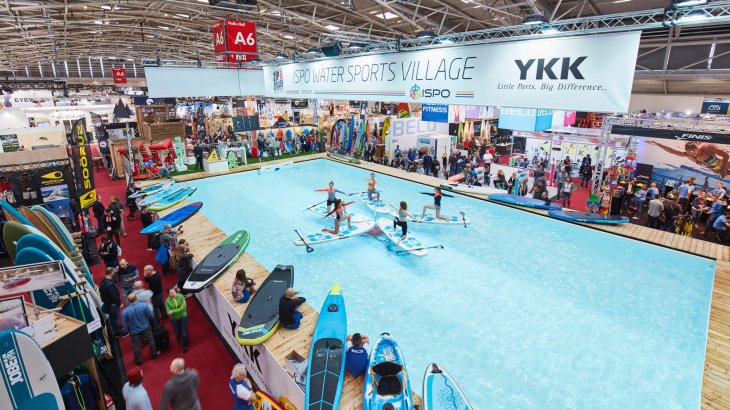 mb-170207-ISPO_Munich_2017_jf_1821 Stand-Up-Paddling im Bereich Water Sports Village