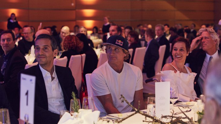 mb-170207-Naish Surf star Robby Naish (middle) at the VIP table.