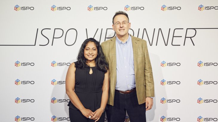 mb-170208-ISPO_Munich_2017_jf_2252 Shailja Bihari und Nick Brown (CEO Nikwax Ltd.)