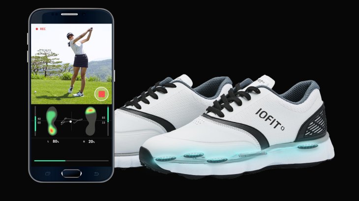 mb-170202-IA17_136-IOFIT-1 Die Smart Shoes von IOFIT sind GOLD WINNER beim ISPO AWARD 2017. Die Sensoren in den Sohlen, analysieren die Balance, Haltung und Technik – Daten, die nur am Fuß des Golfers gemessen werden können.