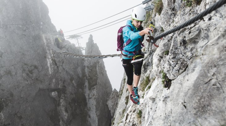 mb-170613-Dachstein_SS17_SuperFerrata_MC_DDS_946 ... climbing a via ferrata and alpin climbing.