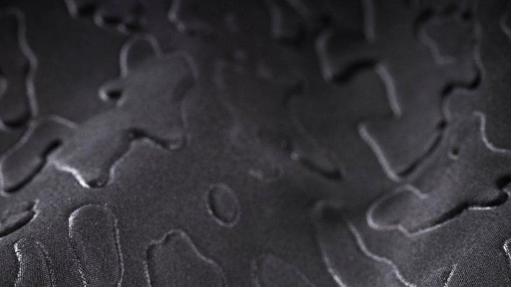 mb-170628-4 Surface textures feature for the season. Bi-stretch plain weave with 3D embossing from Fujian Suntion Textile Technology.