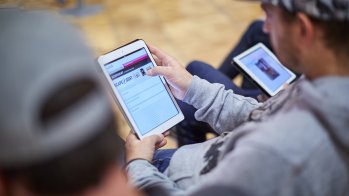 Alle Bewerbungen werden via Judging Tool per iPad bewertet.