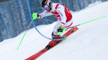 Marcel Hirscher ist Atomics Erfolgsgarant: Hier beim Slalom mit dem Atomic Redster Doubledeck S9.