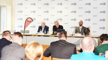 Die Pressekonferenz von Sport 2000 auf der ISPO Munich 2018.