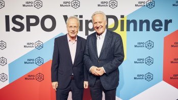 Werner Haizmann (President Verband deutscher Sportfachhandel), Manfred Wutzlhofer (Chairman & CEO of Messe München GmbH 1996-2010)