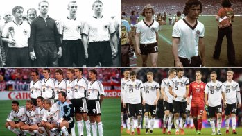 Die deutschen WM-Trikots von 1954 bis 2018 in Bildern