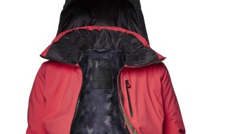 Helly Hansen's Paradise Heat ski jacket can regulate its heat at the touch of a button, thus preventing freezing muscles and increasing performance.