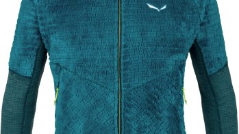 The Ortles PTC Alpine Wool H-Loft Jacket convinces with natural warmth and protection against moisture.