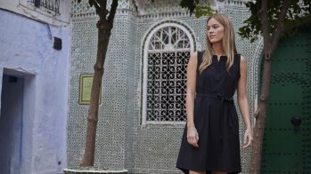 With the Spotless Traveller Dress in black, you can spend your day in style. 