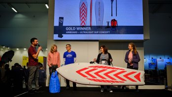 Super light and super fun: the Ultralight SUP Concept by Airboard, one of the Gold Winners.