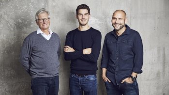 The three founders of True Motion (from left): Prof. Gert-Peter Brüggemann, Christian Arens and Andre Kriwet.