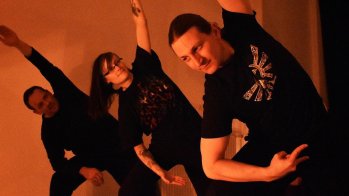 Similar to yoga dance, black yoga is all about music. However, Heavy Metal is played here.