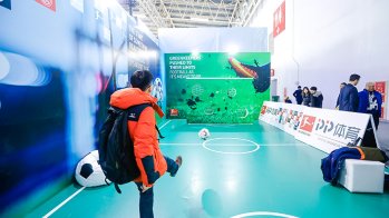 Football court at fair