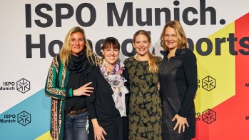 Elke Vetter (Managing Director VAUDE Sport GmbH & Co. KG), Stephanie Herrling (PR Bike Sports VAUDE Sport GmbH & Co. KG), Antje von Dewitz (CEO VAUDE Sport GmbH & Co. KG), Martina von Dewitz (Beirat VAUDE Sport GmbH & Co. KG)