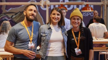 Lena Haushofer, Chase Tucker, Kimi Schreiber à l'OutDoor by ISPO 2024