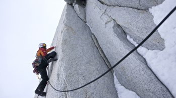 Stefan Glowacz klettert am Fitz Roy
