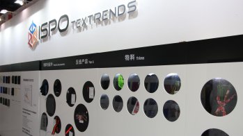 Ein Stand, der in Beijing natürlich auch nicht fehlen darf. Die ISPO TEXTRENDS Ausstellung ist natürlich auch in China mit dabei