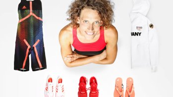 Für Fünfkämpferin Lena Schöneborn spielen viele verschiedene Schuhe eine große Rolle.