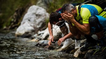 Klare Luft, unverfälschte Natur und als Erfrischung kristallklares Bergwasser