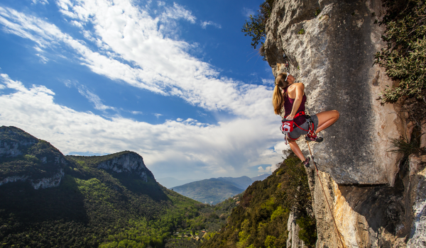 Climbing outside Climbing outside