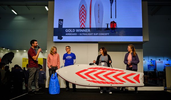 Super light and super fun: the Ultralight SUP Concept by Airboard, one of the Gold Winners.