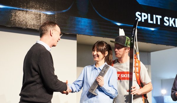 The Split Ski is a foldable ski with an easy to use connecting plate.