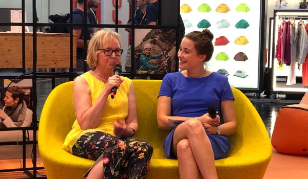 In an interview with host Hannah Klose (r.), Monika Dech, Deputy Managing Director of Messe München GmbH and co-founder of Frauen verbinden, provided exciting insights into her work.