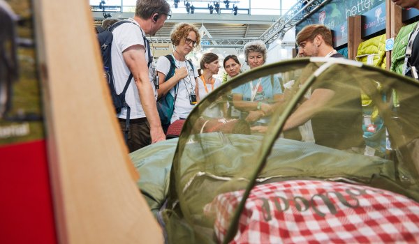 OutDoor by ISPO 2019 - Grüezi Bags Grüetzi Bags uses sheep's wool and down for its sleeping bags.