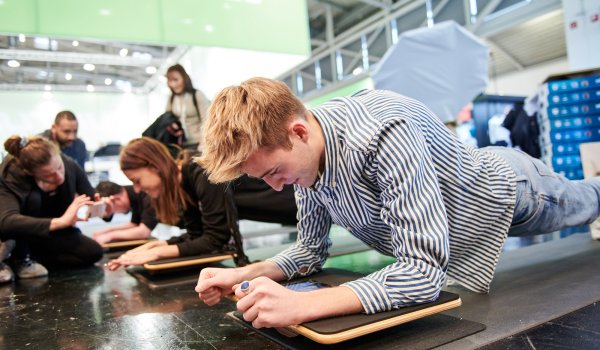 Plank Challenge bei der ISPO Munich 2020